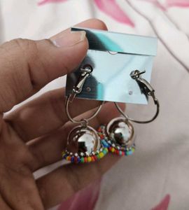 Colorful Jhumka Style Earrings