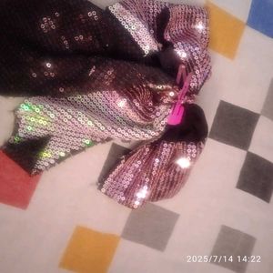 Sparkly Sequin Hair Bow