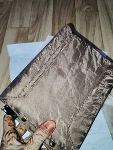 Stylish siling bag velvet shine material used