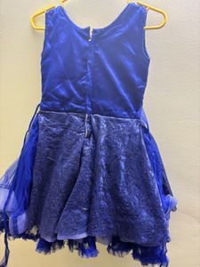 Elegant Blue Party Dress