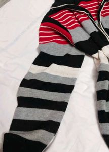 Striped Zip-Up Jacket