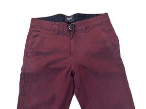 Maroon Formal Trousers for men