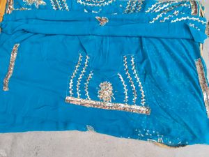 Blue Sequin saree 💥💥♥️♥️