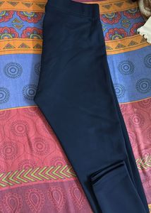 Jdy Navy Blue Track Pants 28 size