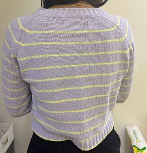 Striped Cropped Sweater