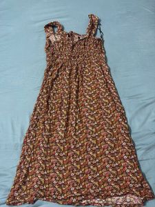 Floral Maxi Dress with Slit