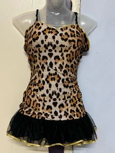 Pintrest Yk2 Leopard Print Dress