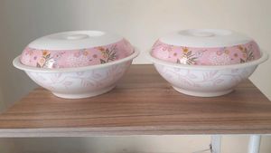 Melamine Serving Bowls-Set Of 2