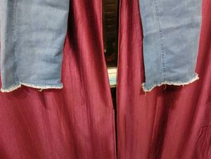 Frayed Hem Jeans