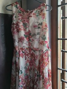 Floral Print Sleeveless Dress