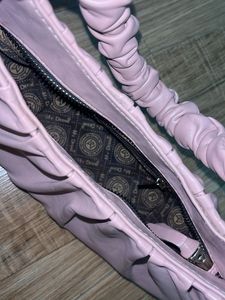 pink shoulder bag