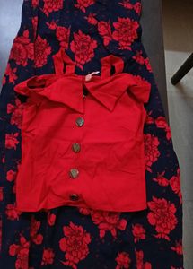 Skirt And Top Two Piece