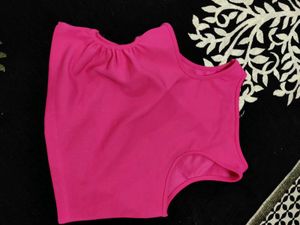 S Size Pink Crop Top For Women