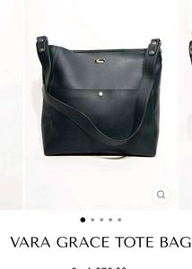 BLACK TOTE BAG