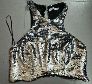 Sparkling Sequin Crop Top