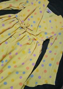 Yellow Polka Dot Dress