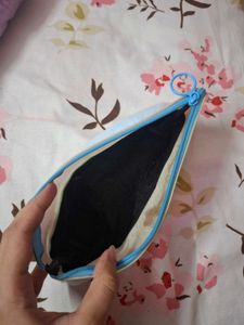 Blue and Purple Fur Pouches - Pack Of 2