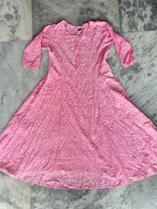 Pink Anarkali Kurta