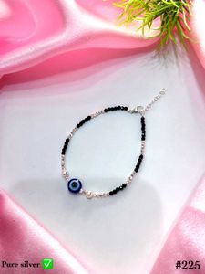 Evil Eye Braclet Pure Silver 925