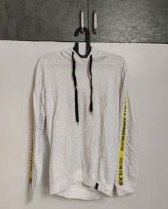 White Colour Winter Hoodie/ Sweatshirt ( Unisex)