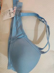 Ginger Branded Bra Size_32B, Light Blue Colour, Light Padded Bra Very Smooth
