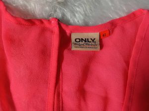 Coral Ruffle Top