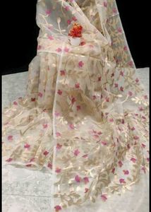 Floral Organza Saree