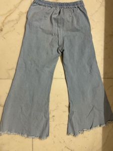 Flared Denim Pants