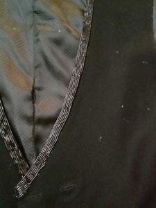 Embroidered Mens Black Blazer