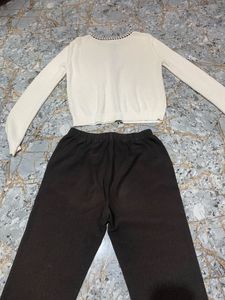 Cardigan And Pant Set