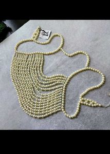 Pearl Body Chain Top