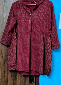 MAX Daily wear Short Red Kurta