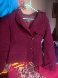 Maroon Short Coat