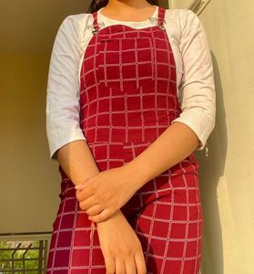 Wine Dungarees