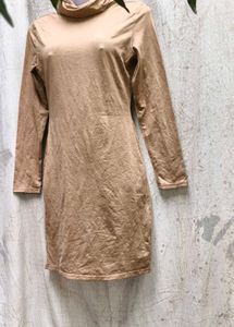 3438. Bodycon Mini Dress - Long Sleeves