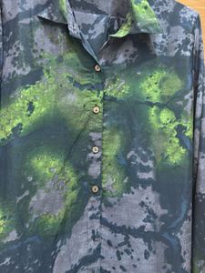 Unique Green Patterned Coord Set