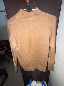 Cozy Brown Turtleneck Sweater