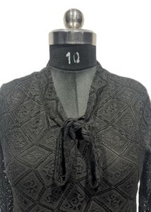 Elegant Black Lace Top