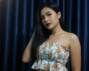 Floral Print Tube Top