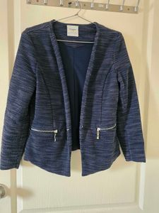 Vero Moda Navy Textured Blazer