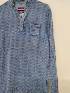 Mens Full Sleeve Collar Tshirt