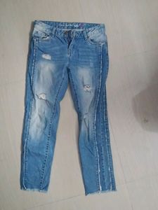 Womens Torn Jeans
