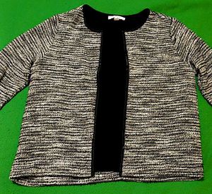 Striped Tweed Blazer