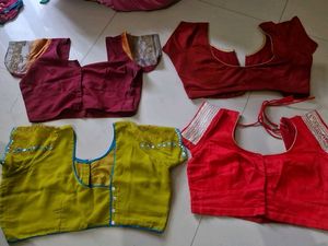 Sarees Blouses - Set of 4
