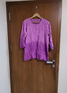 Chikankari Ombre Kurta