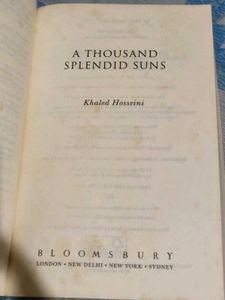 A Thousand Splendid Suns By Khaled Hosseini