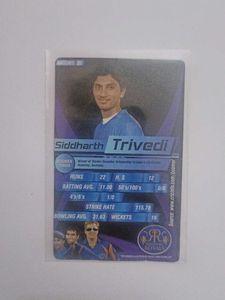 Cricket Cards From IPL : Sidharth Trivedi