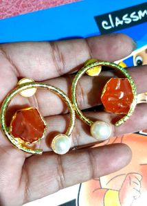 Pearl &amp; Gemstone Earrings