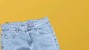 🥰M@76 Size-32 Light Wash Flare Jeans