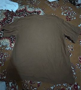 Brown H&amp;M Basic Tee